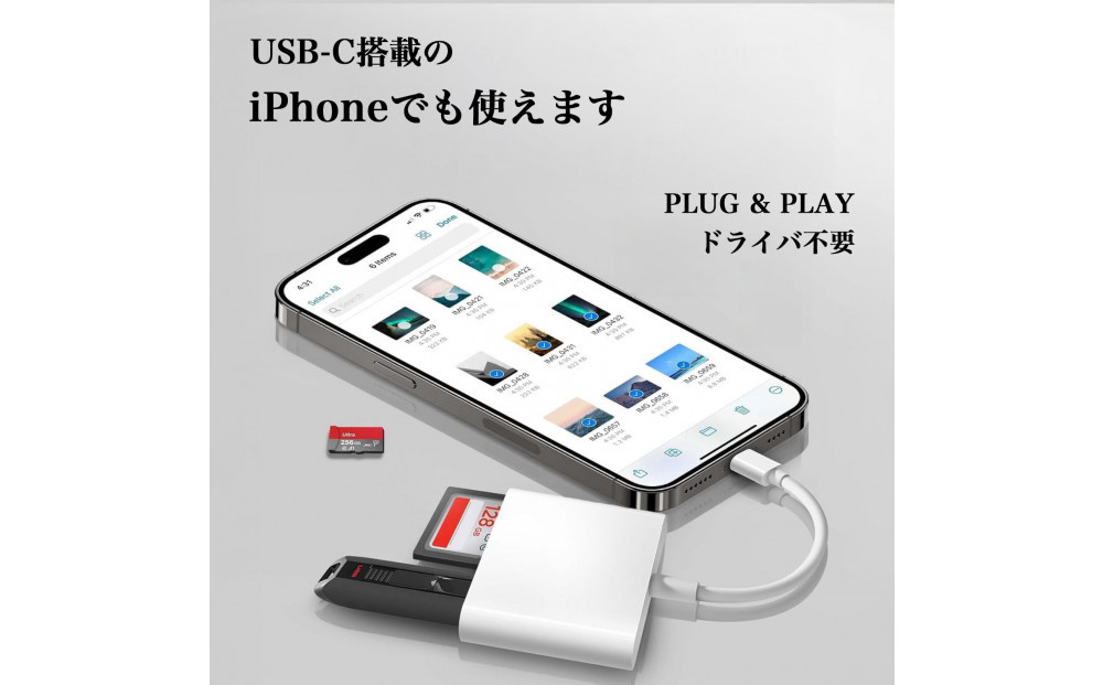 Hanx-Tech USB-C SDカードリーダー HT-CS55WY