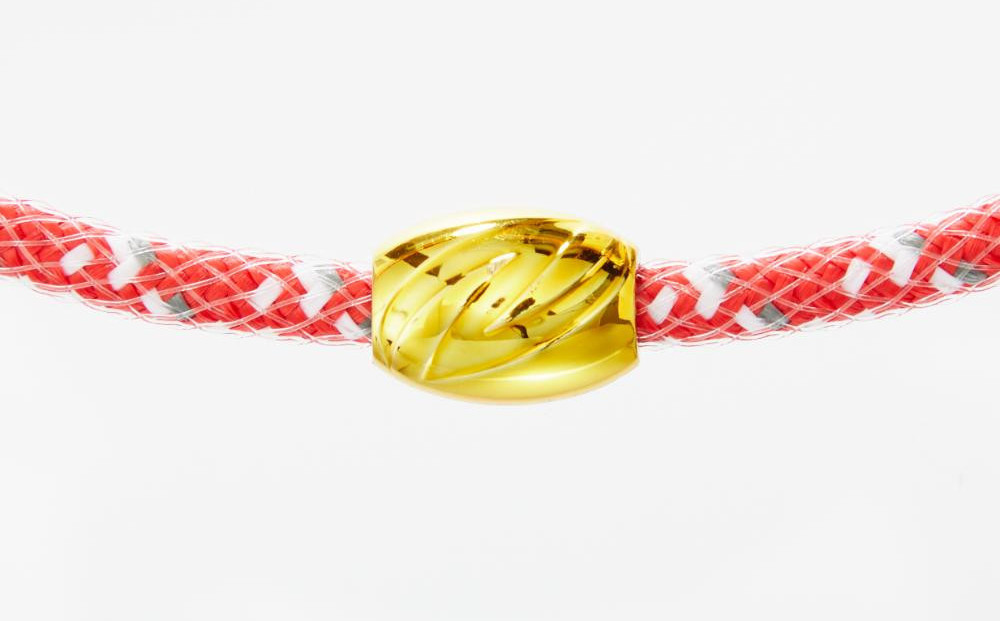 【Lサイズ】ザオラル・リカバリーネックレス　RD/GD | 横浜市 Lサイズ 健康アクセサリー 血行促進 回復力向上 パフォーマンスアップ