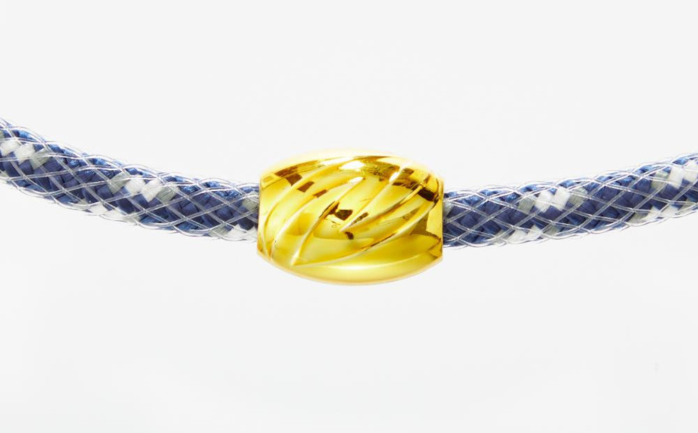 【Mサイズ】ザオラル・リカバリーネックレス　NV/GD | 横浜市 Mサイズ 健康アクセサリー 血行促進 回復力向上 パフォーマンスアップ