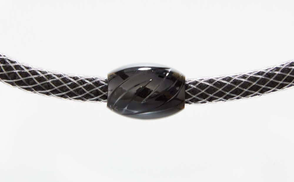 【Lサイズ】ザオラル・リカバリーネックレス　BK/LE | 横浜市 Lサイズ 健康アクセサリー 血行促進、回復力向上、パフォーマンスアップ