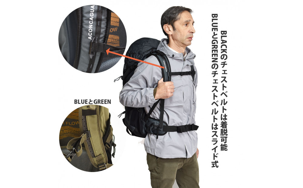 Aconcagua アコンカグア Cordoba コルドバ 35 登山 ハイキング用リュックサック  35L