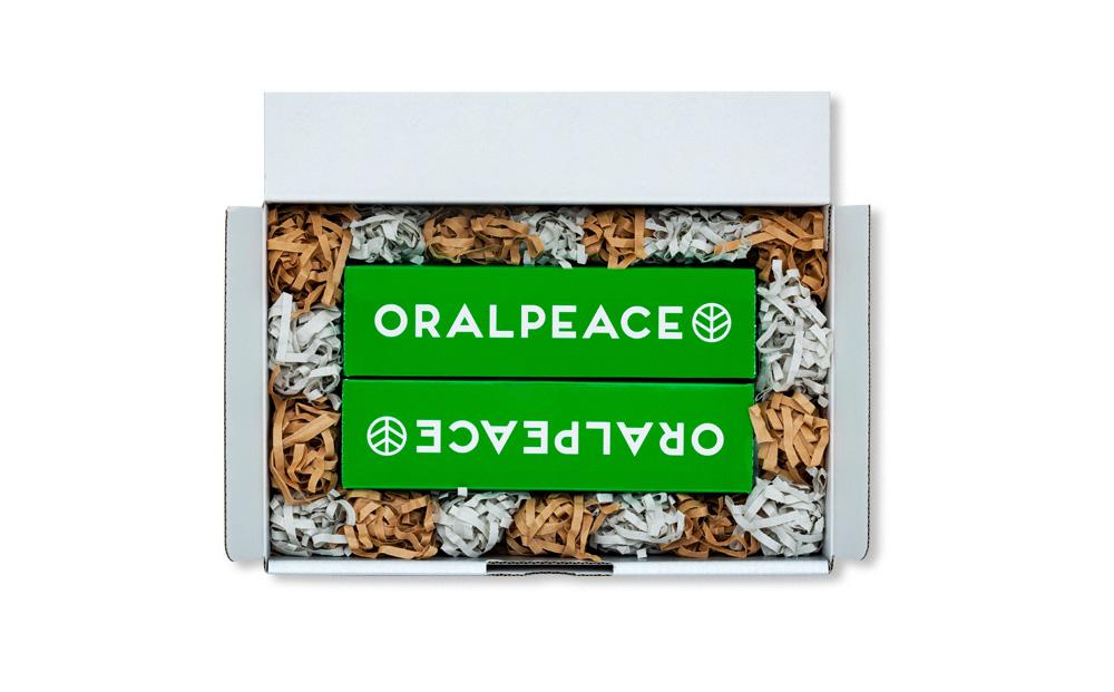 オーラルピース クリーン＆モイスチュア 80g（歯磨き＆口腔ケアジェル） × 2本セット