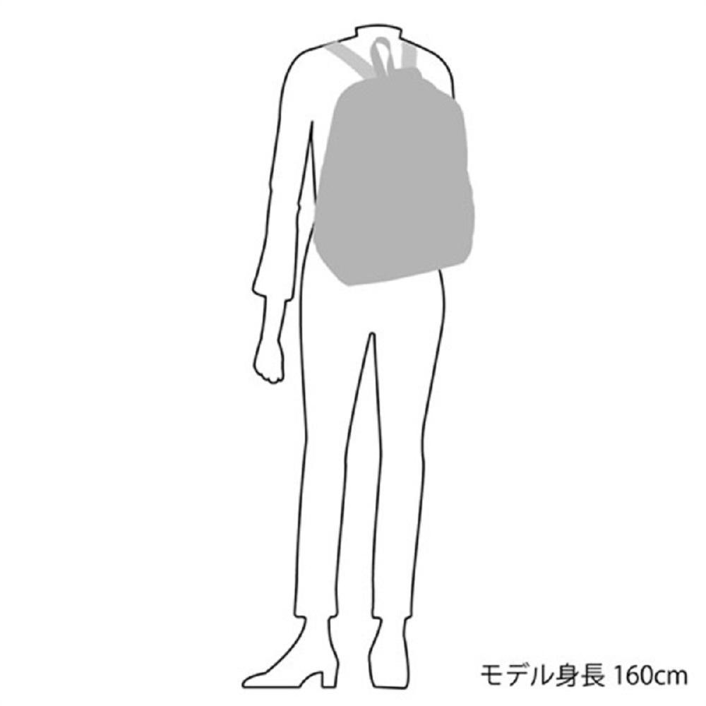 リュック　(R-0711) ブラック/カフェオレ〈キタムラ〉