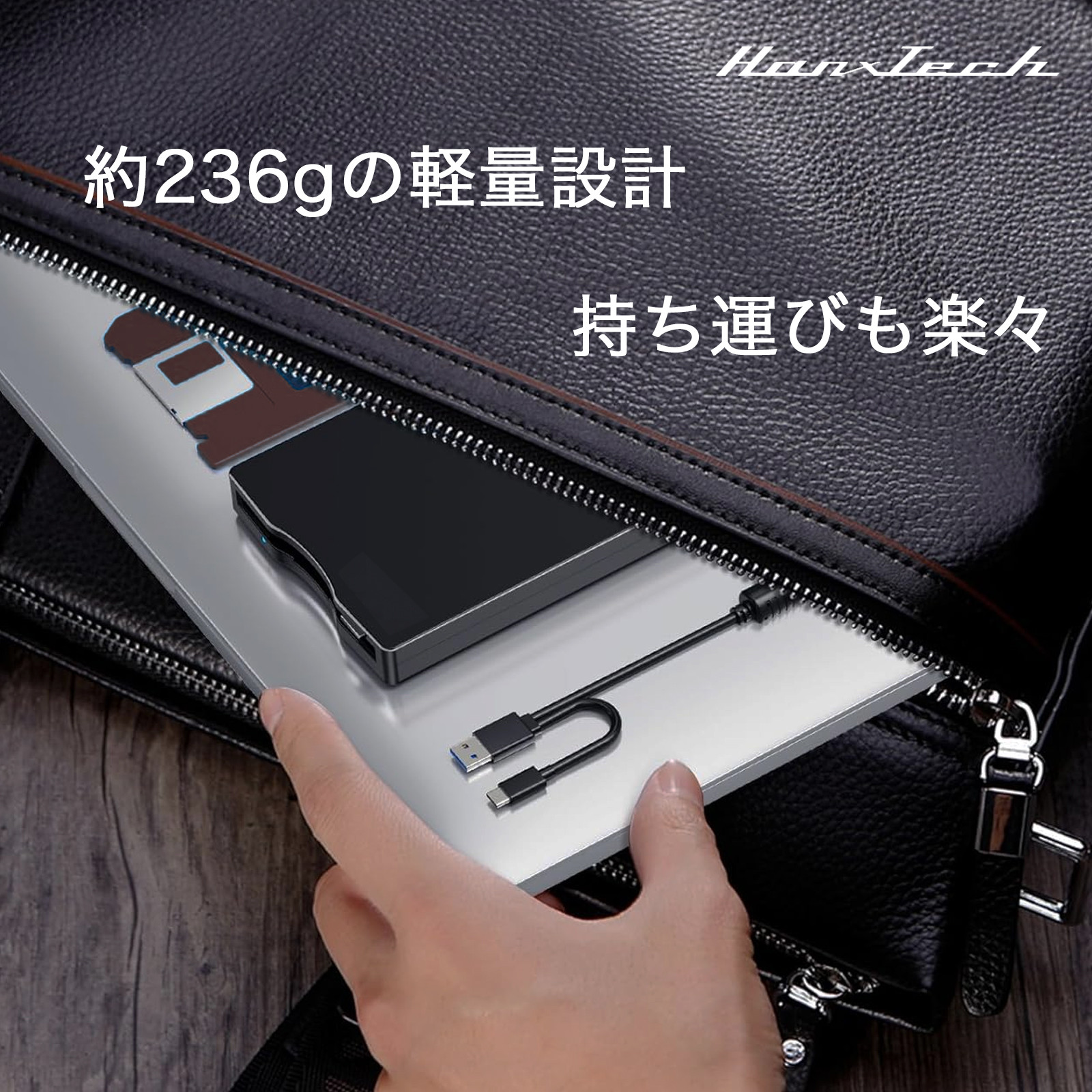 外付けフロッピーディスクドライブ HT-FD31BY