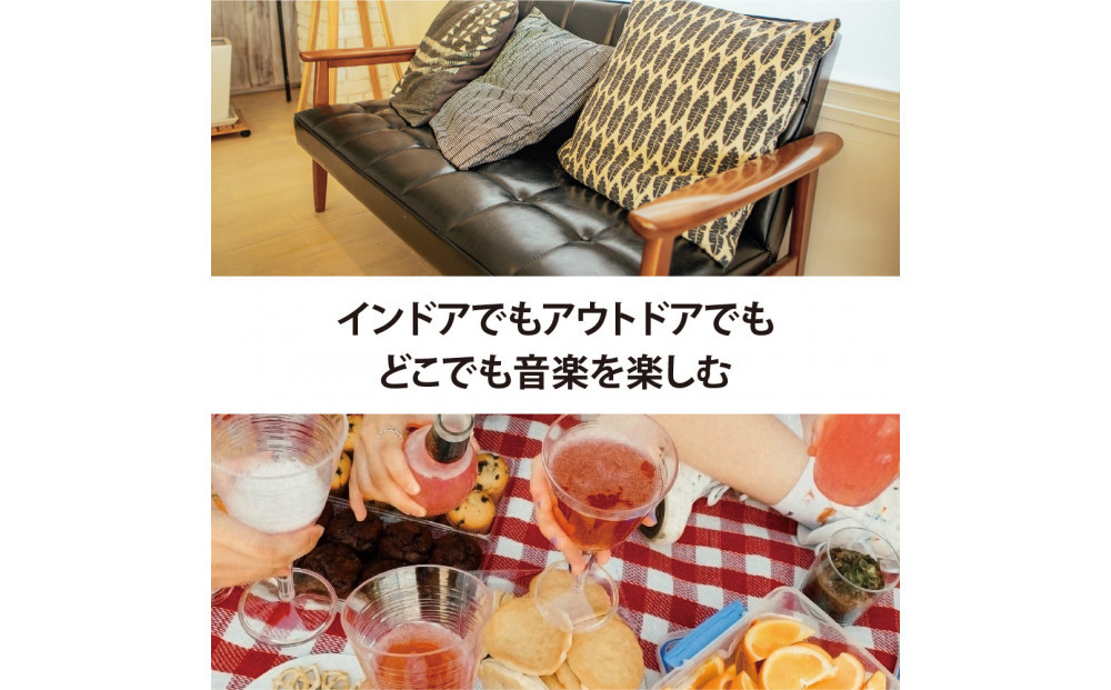 【ブラック】Bluetooth 5.0 ポータブル ワイヤレス スピーカー2個セットPG-PWS01-03