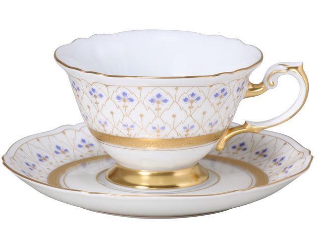 カップ＆ソーサーペアセット（スイートメモリー）＜大倉陶園＞