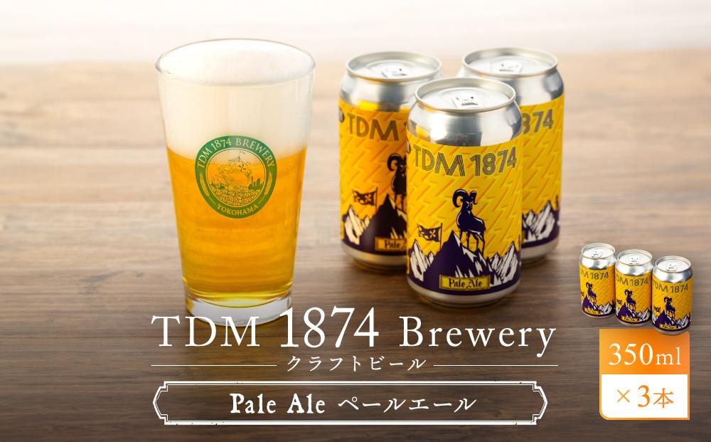 TDM 1874 Brewery クラフトビール Pale Ale ペールエール (350ml×3本)【お酒・地ビール・酒】