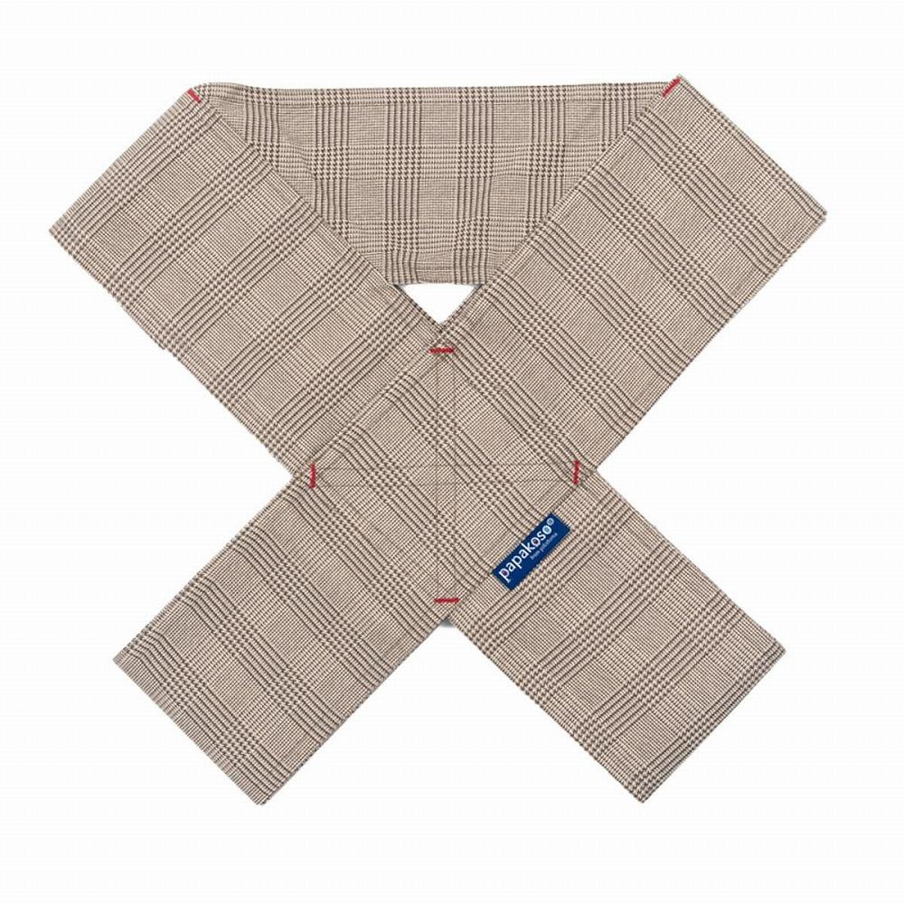 パパ専用抱っこひも グレンチェックベージュ〈パパコソ〉（Mサイズ）