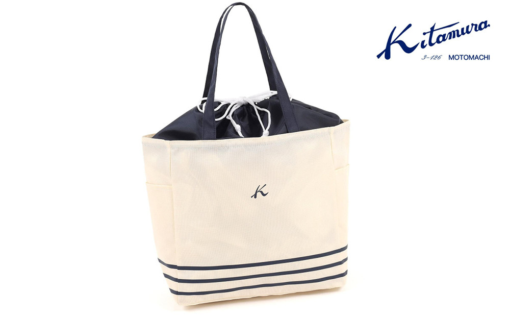 横浜市資源循環局×キタムラ オリジナルマイバッグ(BN0011)アイボリー〈キタムラ〉