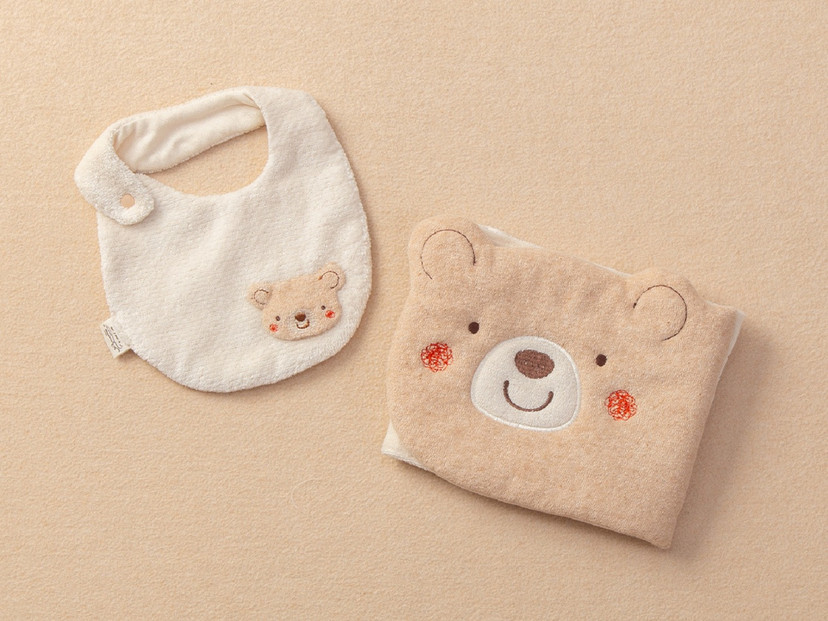 はらまき＆スタイセット（くま）TAK092