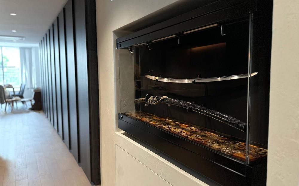 刀箱（箔漆 金箔）