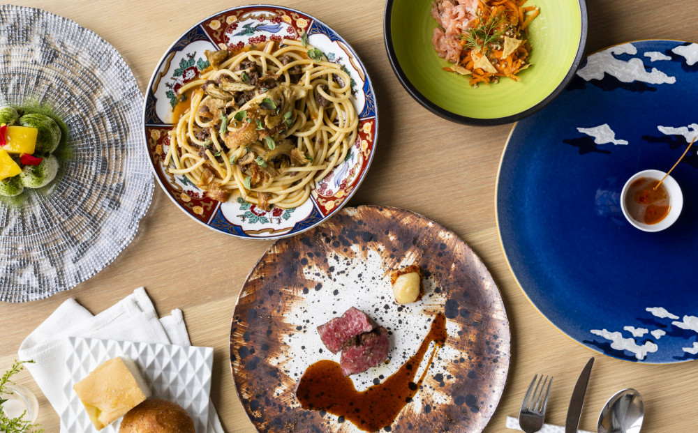 【Unico Polo Lunch】選べるメインなど 全6品EVOLTAランチコース＋乾杯スパークリング　ペアチケット【三井ガーデンホテル横浜みなとみらいプレミア　20階】