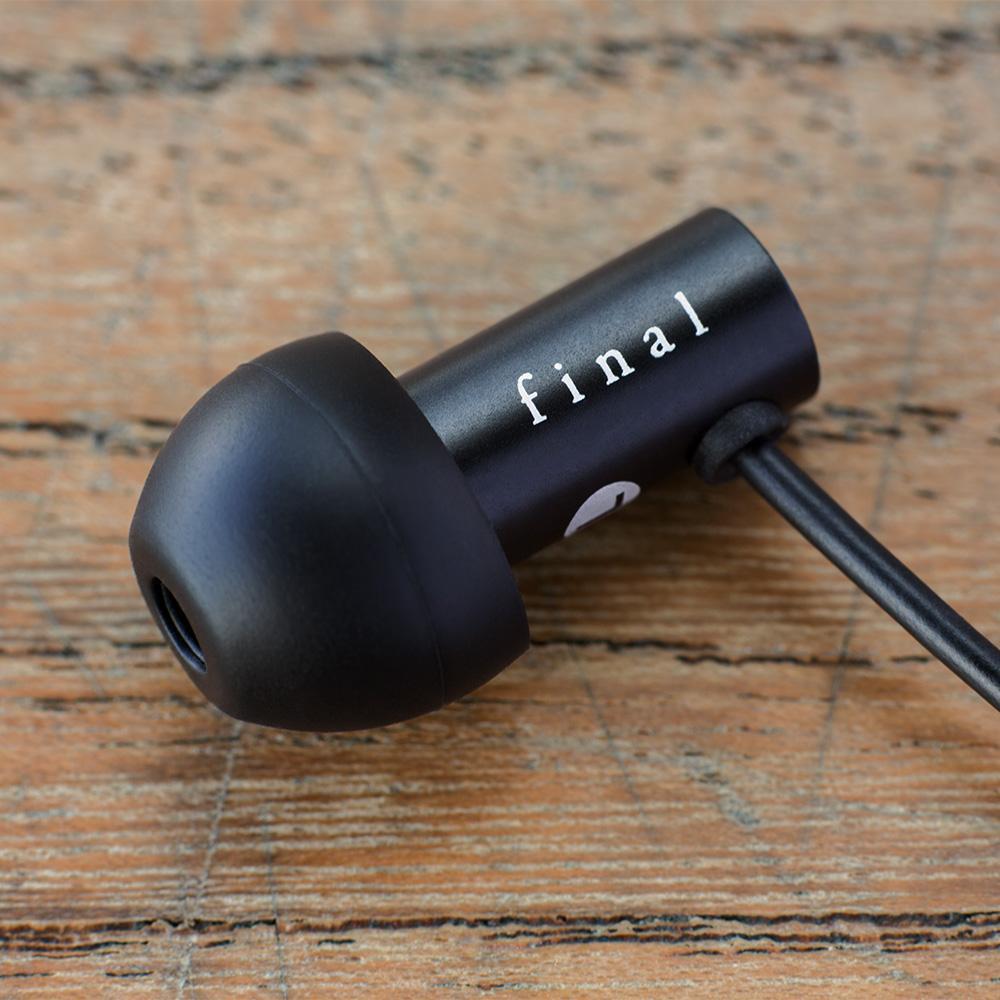 マイク付きハイレゾイヤホン final  E2000C MATT BLACK