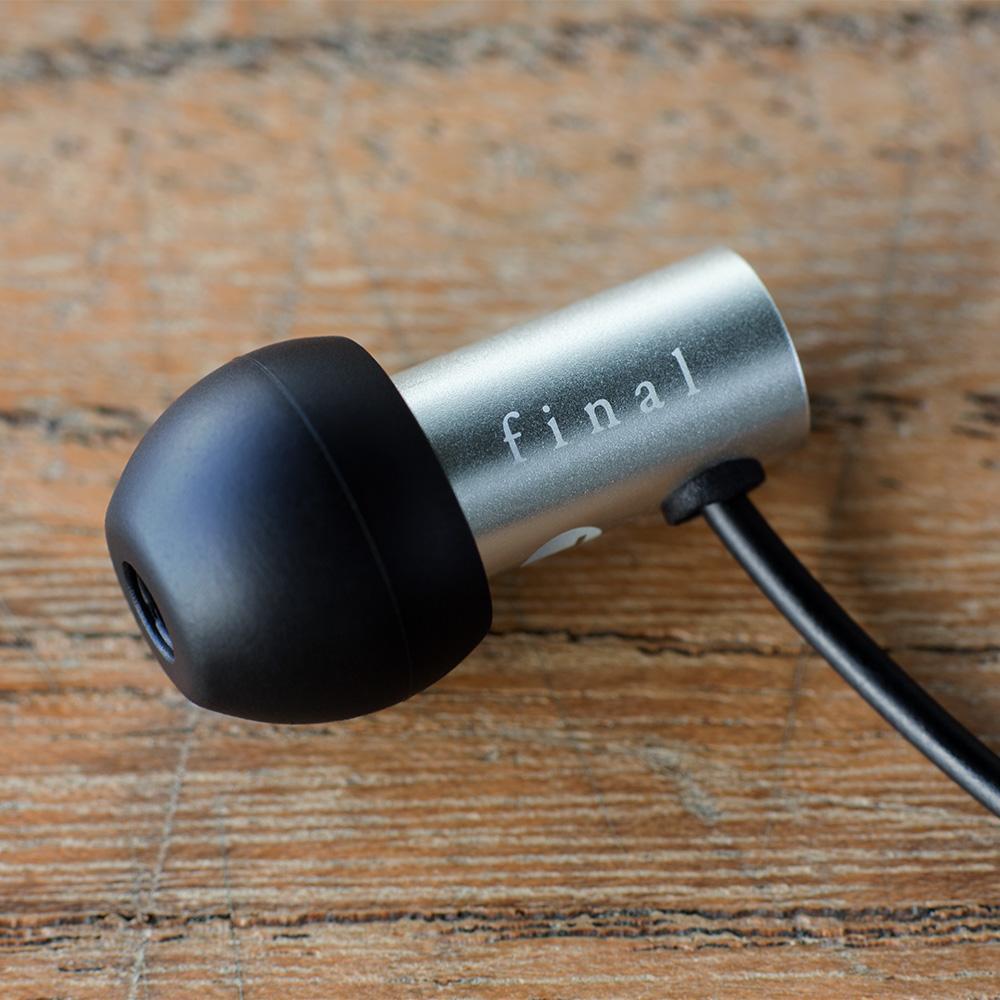 マイク付きハイレゾイヤホン final  E2000C MATT SILVER