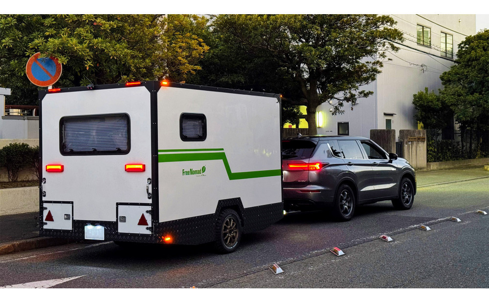 【オフィスや災害対策にも】牽引免許不要のオフグリッドトレーラーハウス
