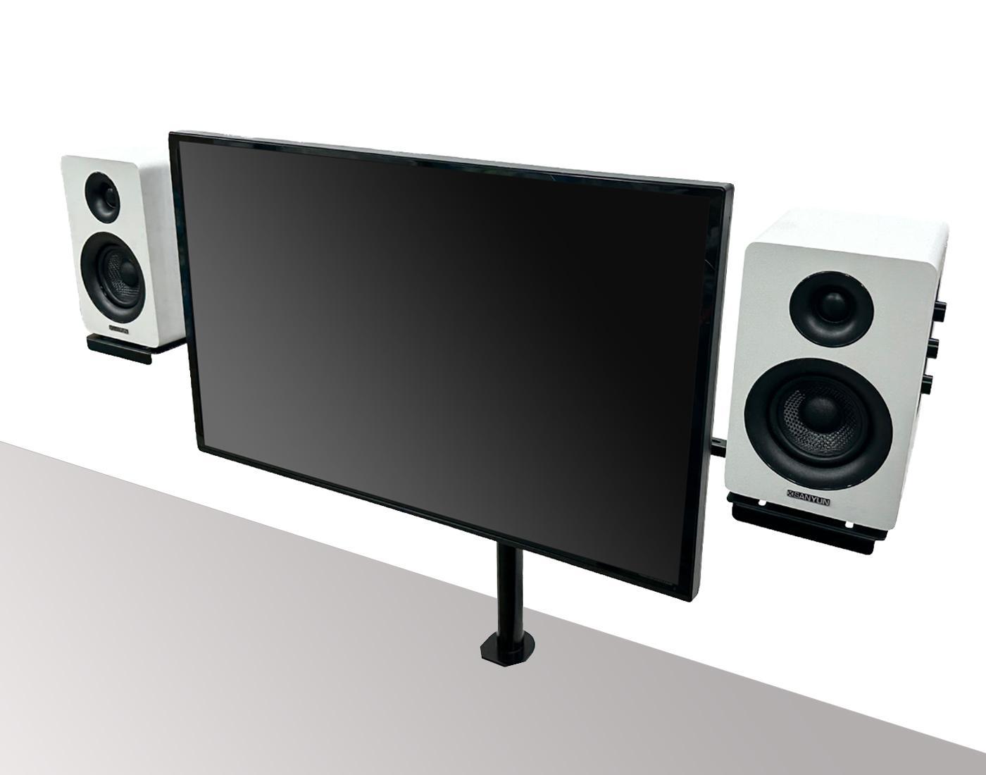 長尾製作所 モニターアーム対応スピーカースタンド VESA式