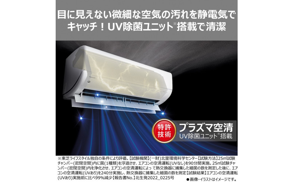 東芝　エアコン【標準設置費込み】フラッグシップモデル　8畳　RAS-V251DR(W)