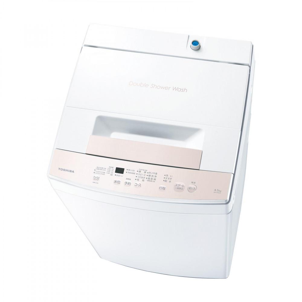 東芝　洗濯機【標準設置費込み】　全自動洗濯機4.5kg　AW-45GA4(W)
