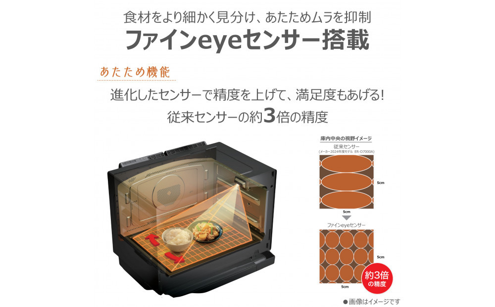 東芝 石窯ドーム 過熱水蒸気オーブンレンジ ER-D7000B(K)