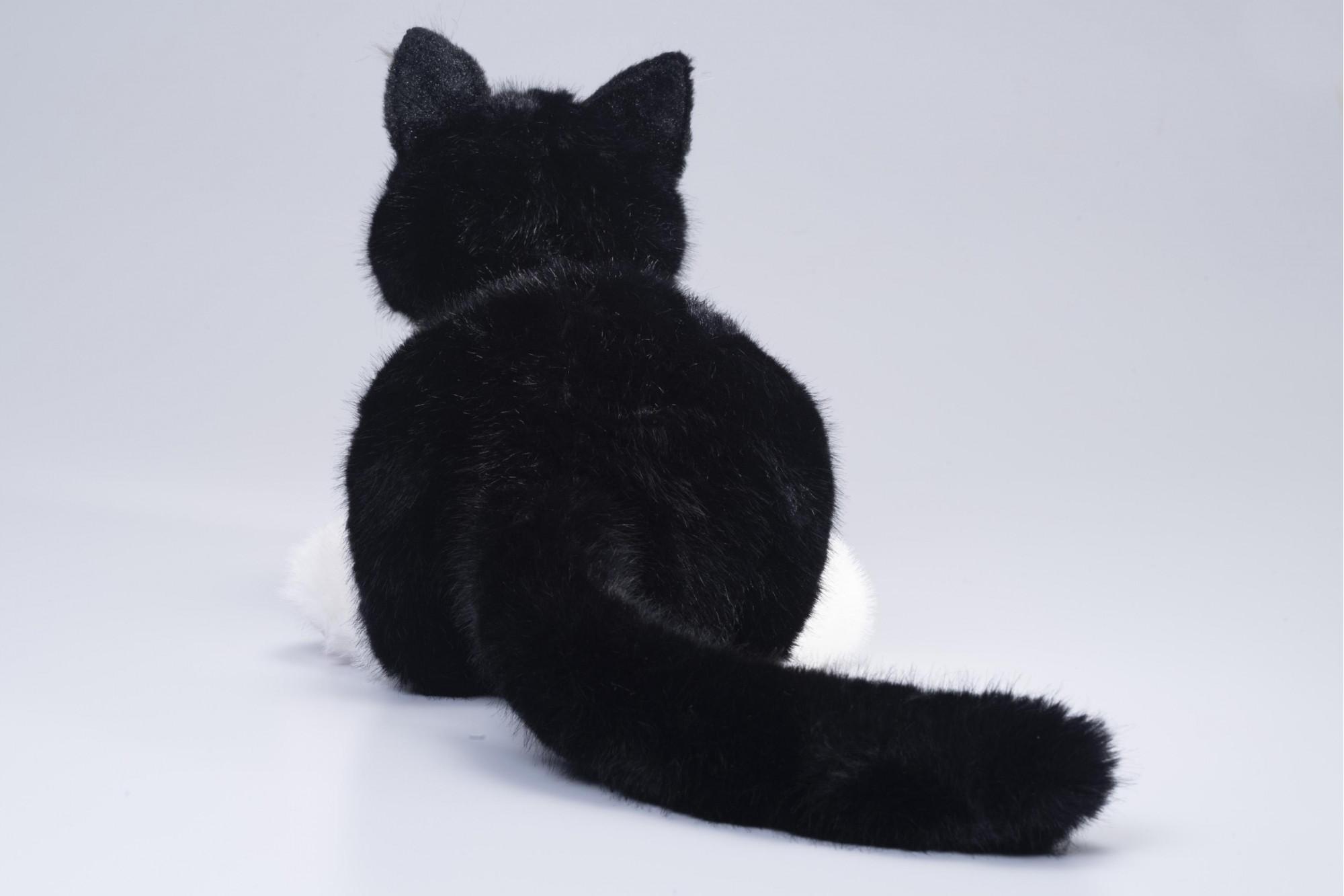 川崎市のロボットメーカーが作る、シニア向けペットの代理ロボット！なでなでねこちゃんEXシリーズ（ハチワレ）