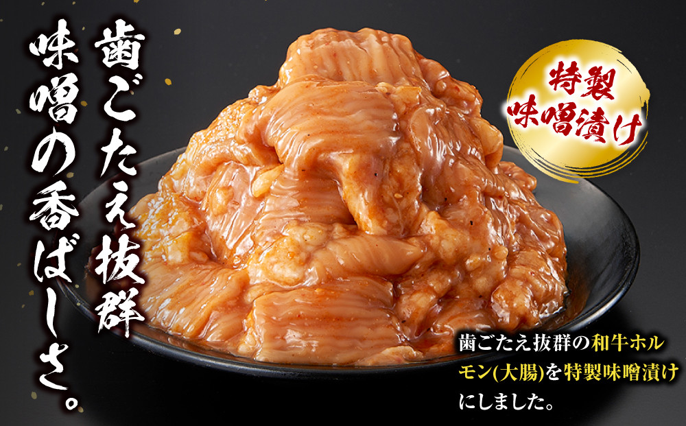 ＜訳アリ＞和牛ホルモン（大腸）　特製味噌漬け　1.2kg(300g×4）【2026年7月発送】