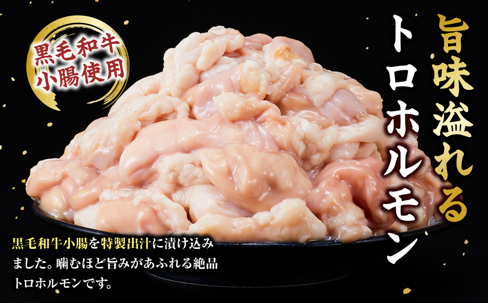 黒毛和牛トロホルモン（小腸）　特製だし1.2kg ( 300g ×4パック )【2026年5月発送】