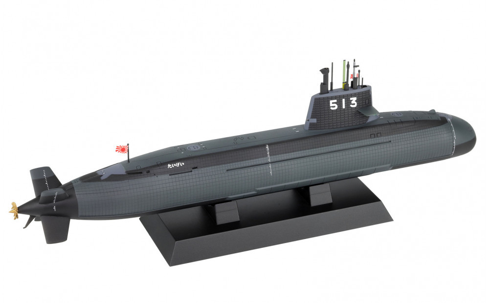 JBM09 1/350 海上自衛隊 潜水艦 SS-513 たいげい 塗装済み完成品