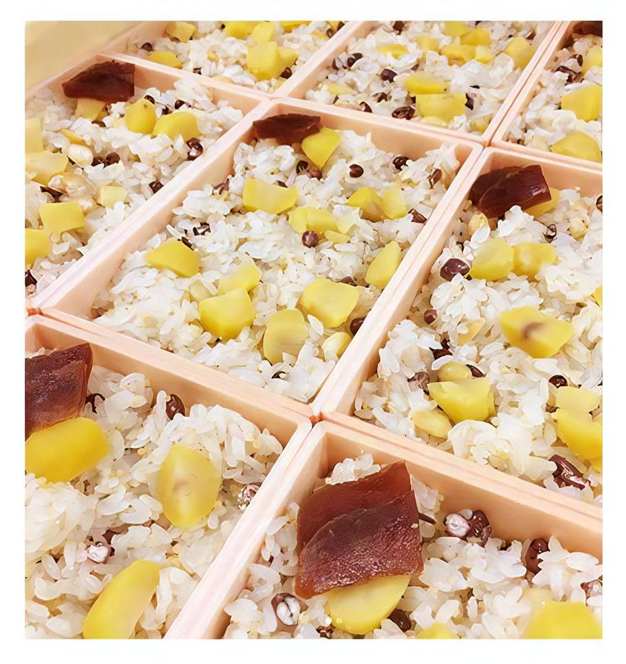 川崎宿名物・冷凍奈良茶飯風おこわ（川崎ブレイブサンダースver）