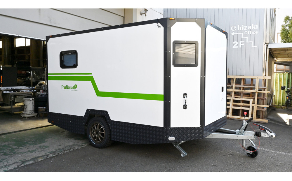 【オフィスや災害対策にも】牽引免許不要のオフグリッドトレーラーハウス