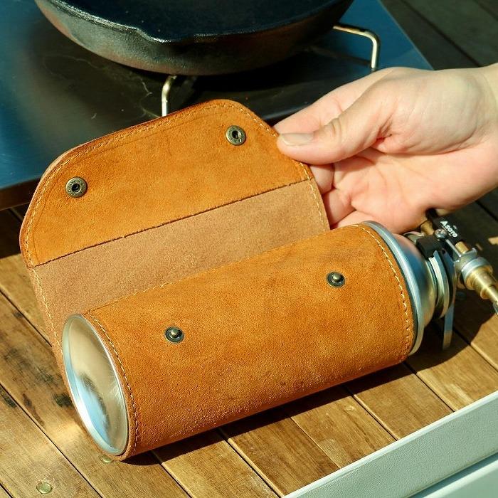 SKLO CB缶 ドレスアップレザーカバー　Olive