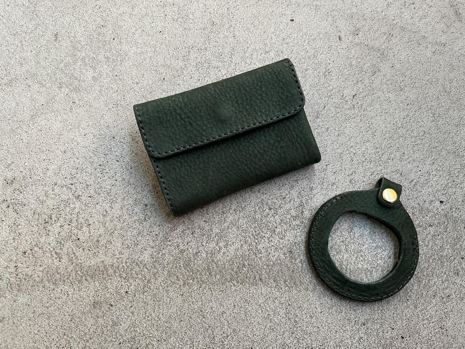 SKLO EZ-LOOK 持ち歩けるルーペ（コインケースセット）【Green】