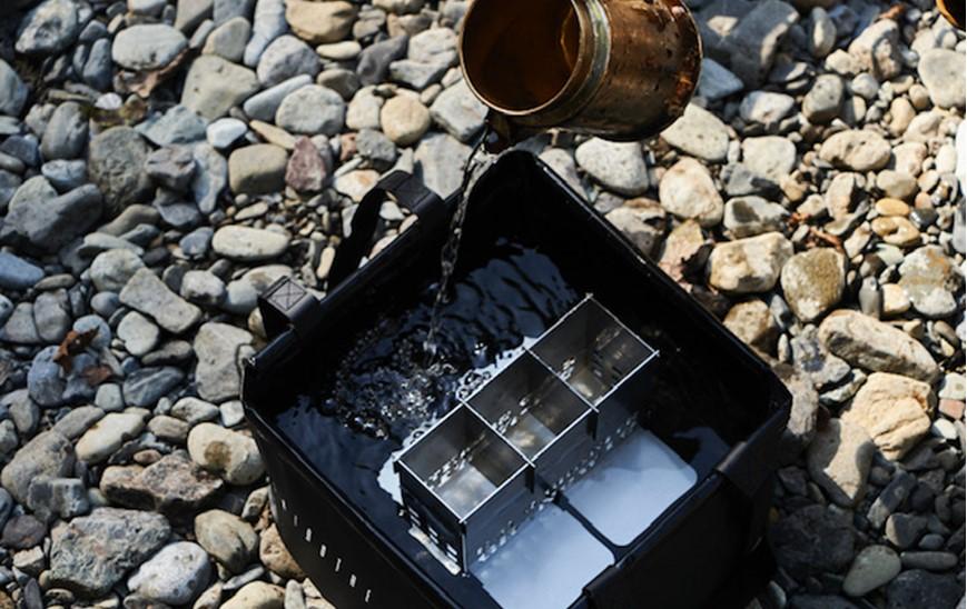 アウトドアの新定番！ E.C.O GRANITE ポータブル足湯装置　GR-New10