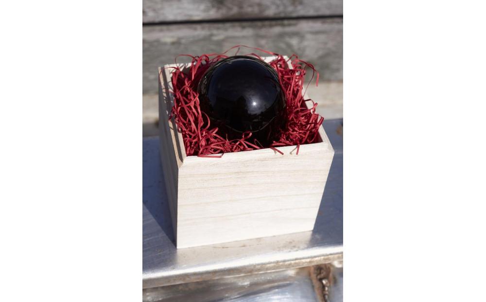 鉄彫刻家　飯田誠二作品　鉄本来の音を楽しむ楽器「Sei」（漆塗装タイプ）