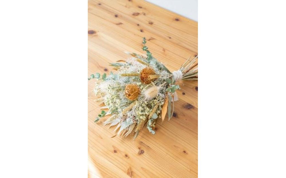 ドライフラワーブーケ イエロー
