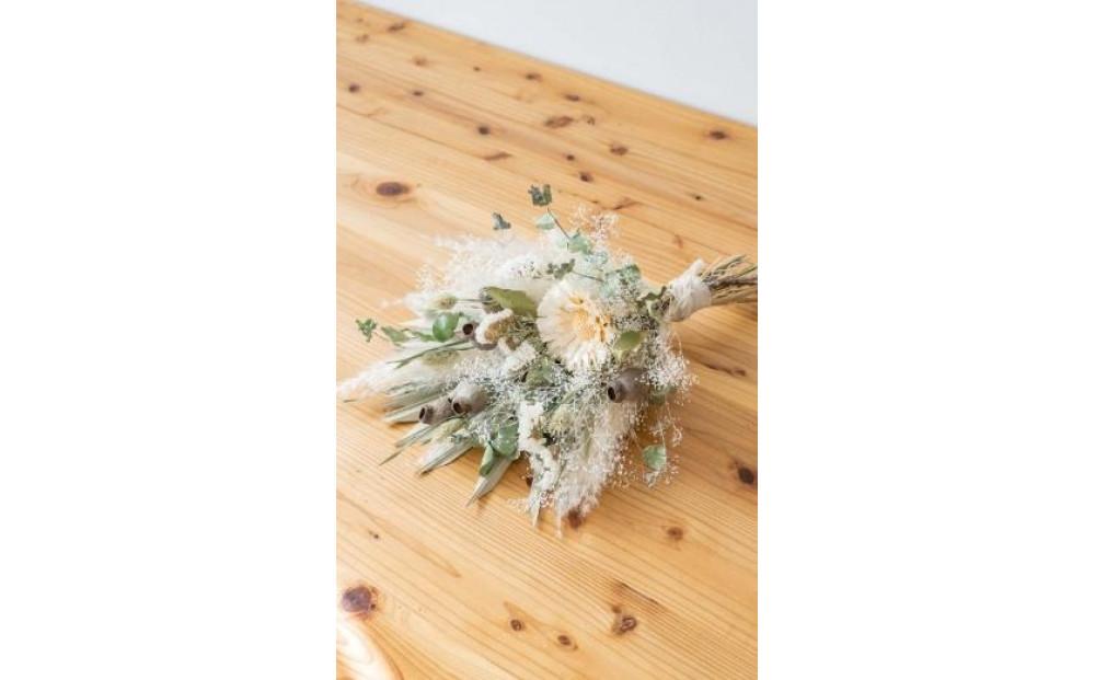 【スワッグ】ドライフラワーブーケ グリーン