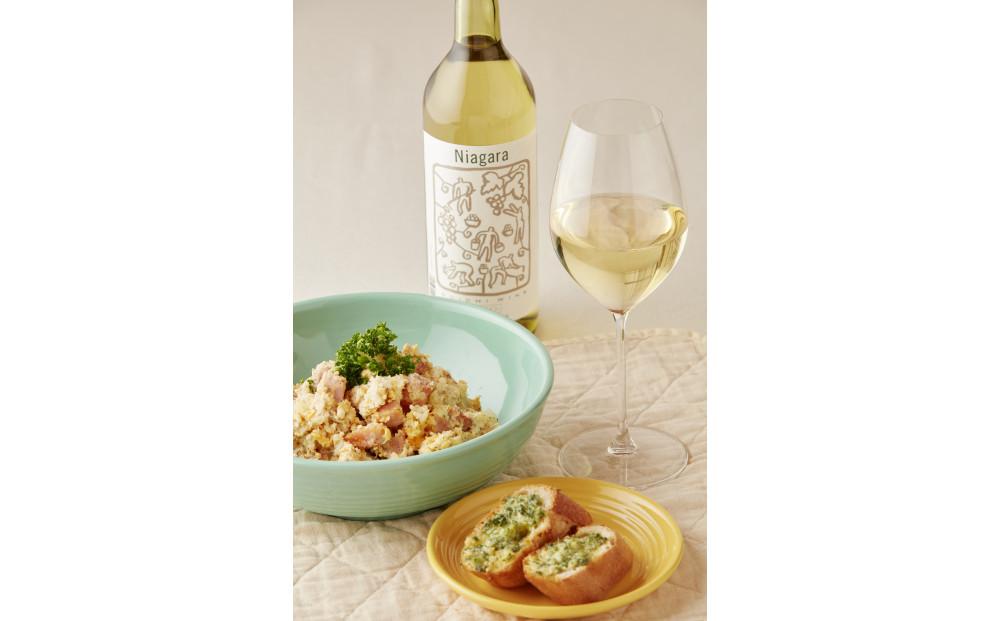 林農園 五一わいん 酸化防止剤無添加 ナイヤガラ 白 やや甘口 720ml 2本 発売元 株式会社片山