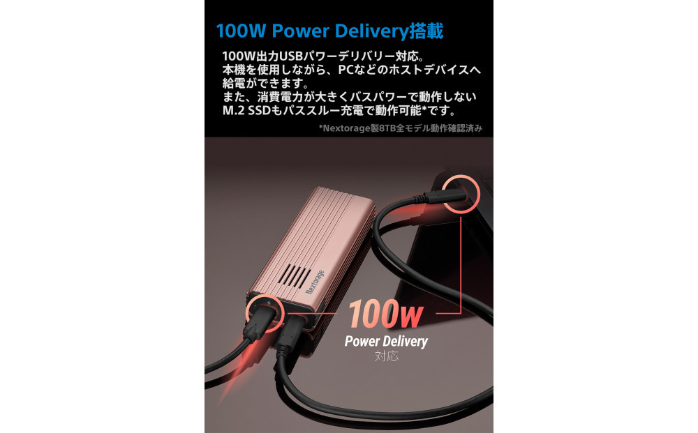 PS5拡張用ヒートシンク一体型SSDケース エンクロージャー NX-EN1PRO