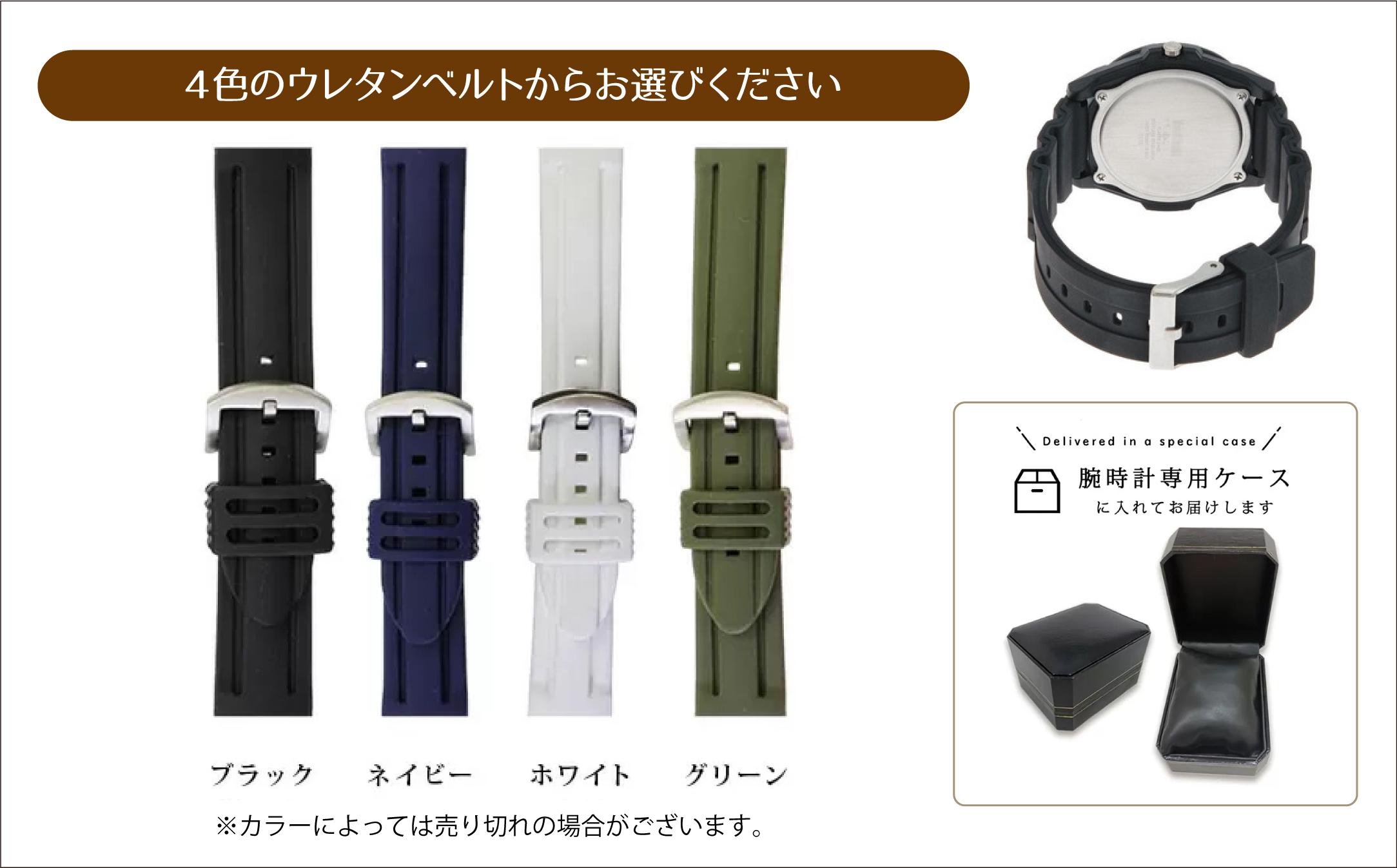 【W45】写真で作る・オリジナル記念品時計／スポーツタイプ腕時計