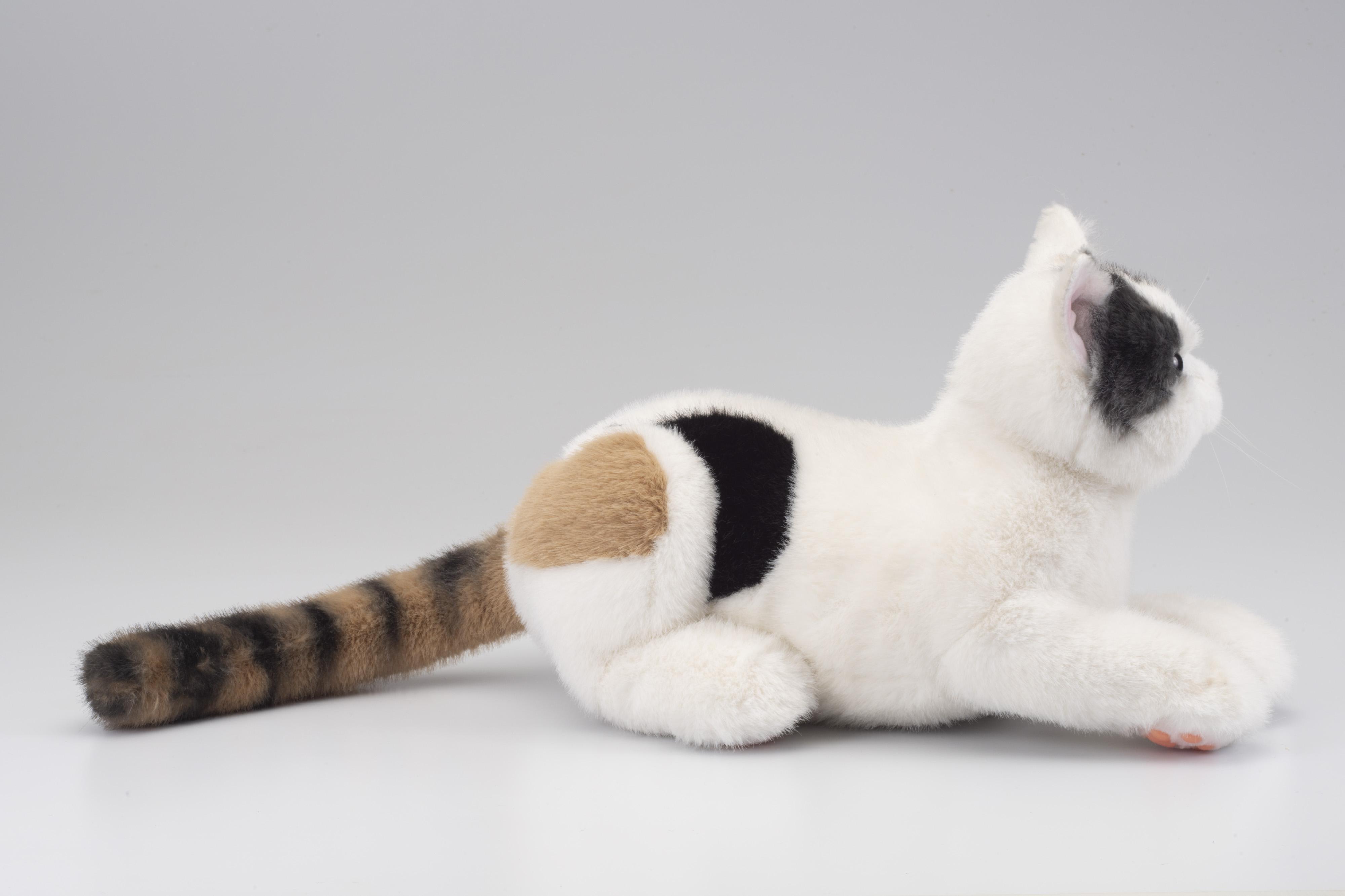 川崎市のロボットメーカーが作る、シニア向けペットの代理ロボット！なでなでねこちゃんEXシリーズ　（みけ）