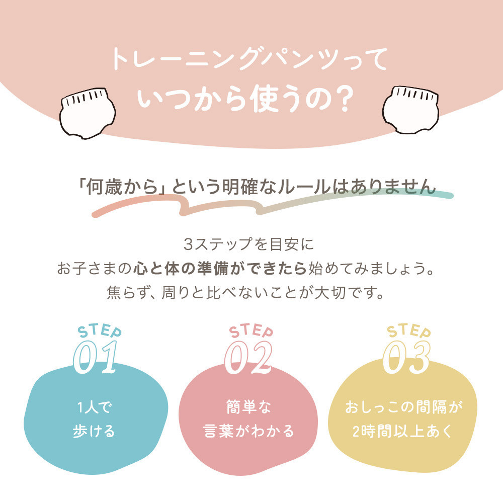 【100サイズ】「おねむうパンツ」6重トレーニングパンツ3枚セット ・A（スペース、ザウルス、ムーンスター）