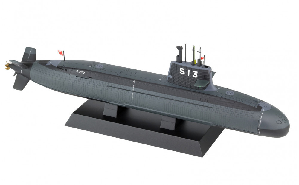 JBM09 1/350 海上自衛隊 潜水艦 SS-513 たいげい 塗装済み完成品