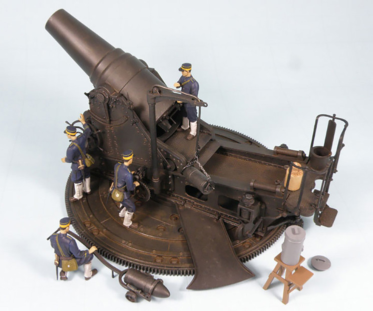 【G44】1/35 日本陸軍 二十八糎榴弾砲（砲兵4体付）