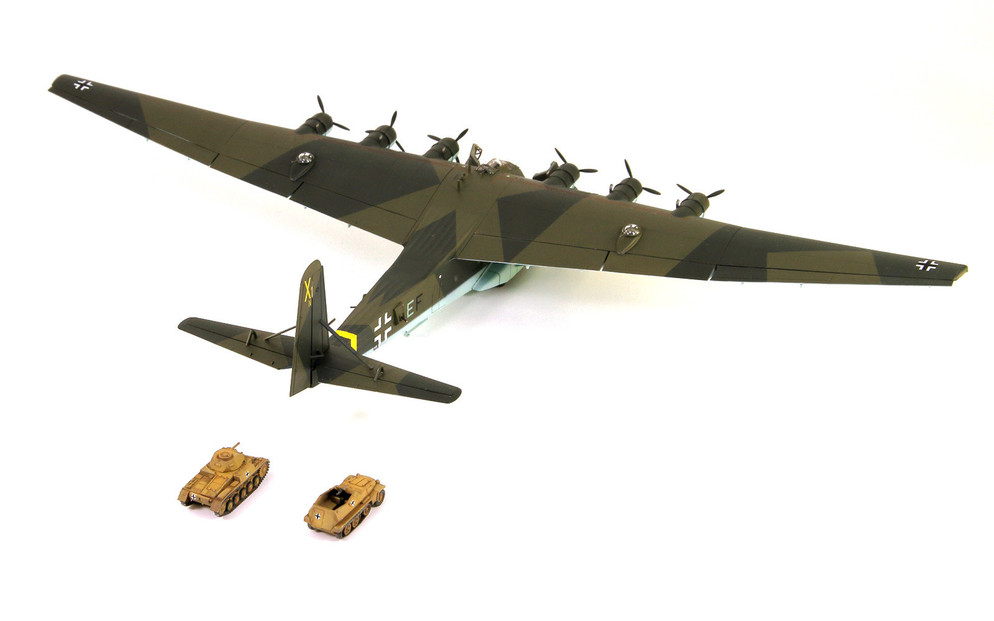 【SN23】1/144 ドイツ空軍 輸送機 Me323E-2 ギガント