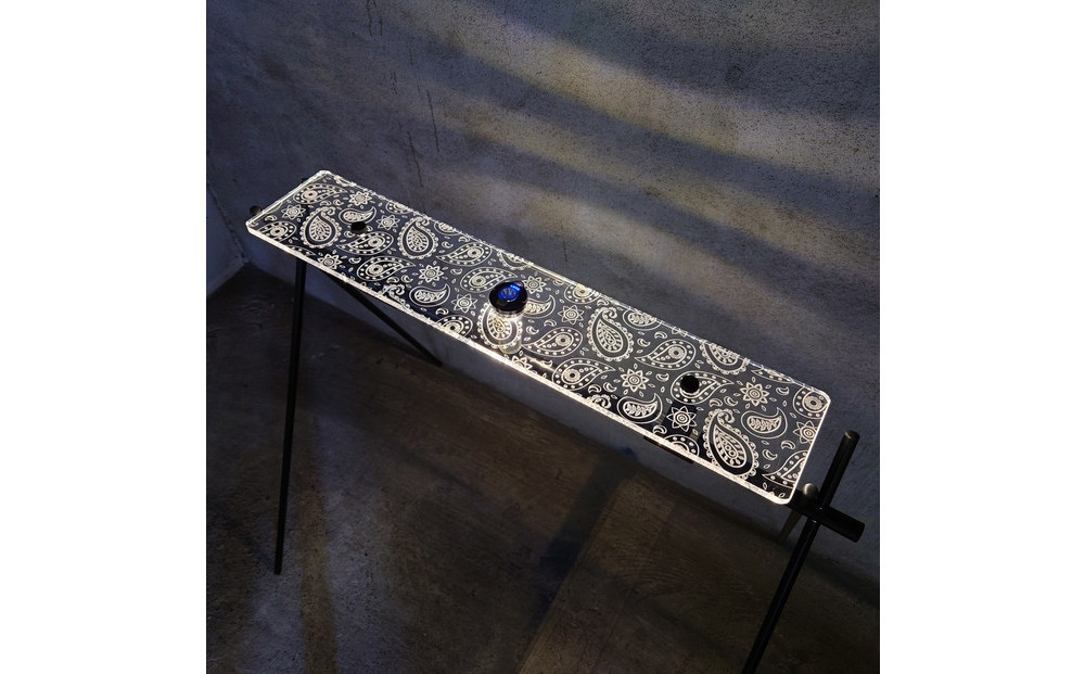 ゴールゼロ用シェード　ホールドギアラック　1個　アウトドア　川崎市自社工場一貫生産品【ペイズリー】