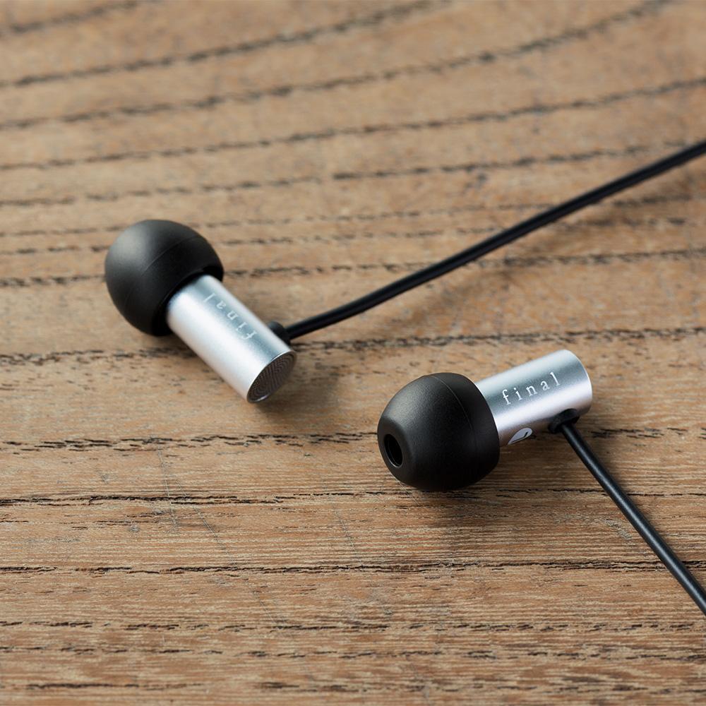 マイク付きハイレゾイヤホン final  E2000C MATT SILVER