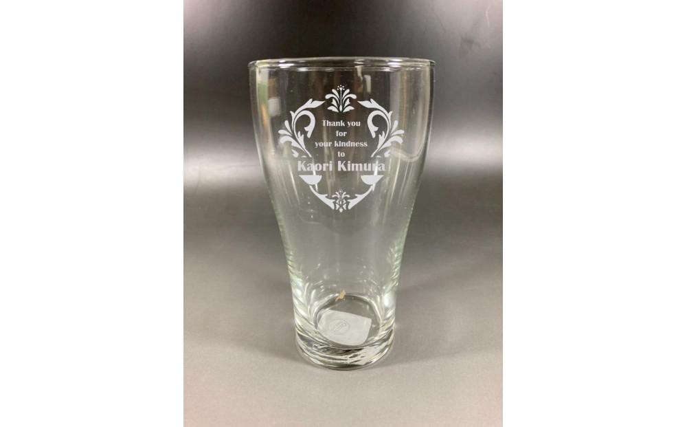メッセージグラス、推しグラス お好きな文字を刻印