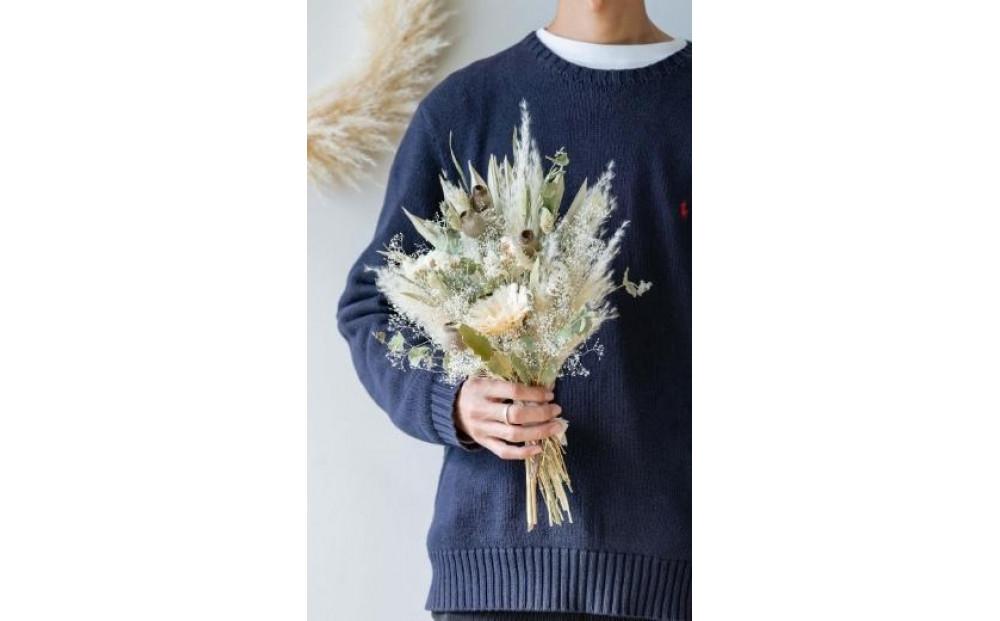 【スワッグ】ドライフラワーブーケ グリーン