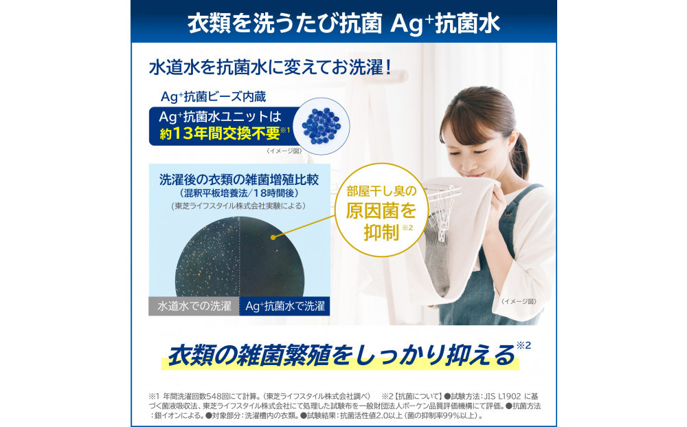 東芝　洗濯機【標準設置費込み】洗剤・柔軟剤自動投入モデル　9kg洗濯機　AW-9DP5(W)