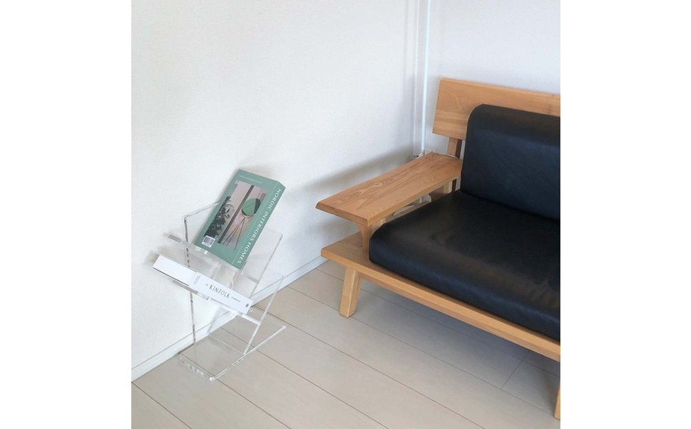 ブックシェルフ アクリル製  1台 川崎市自社工場一貫生産品