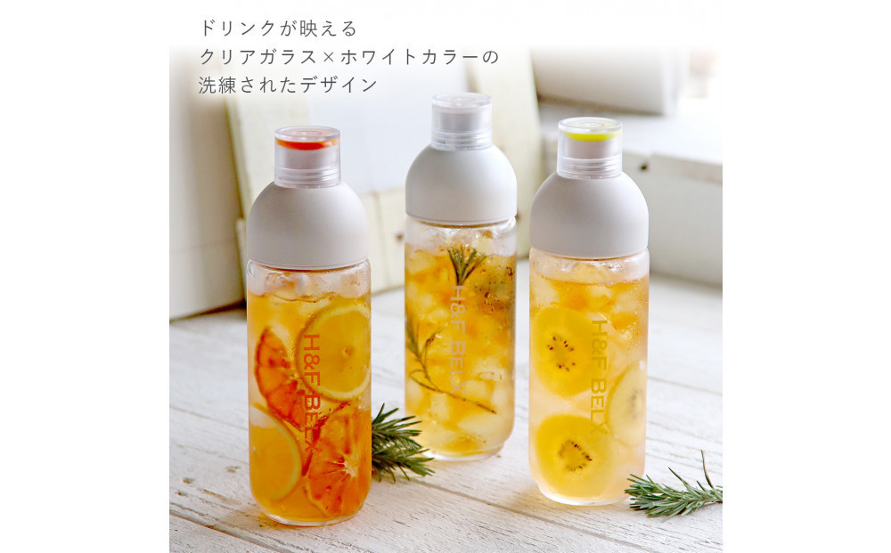 【ピュアホワイト】デザインと使いやすさにこだわった PSガラスタンブラー 420ml